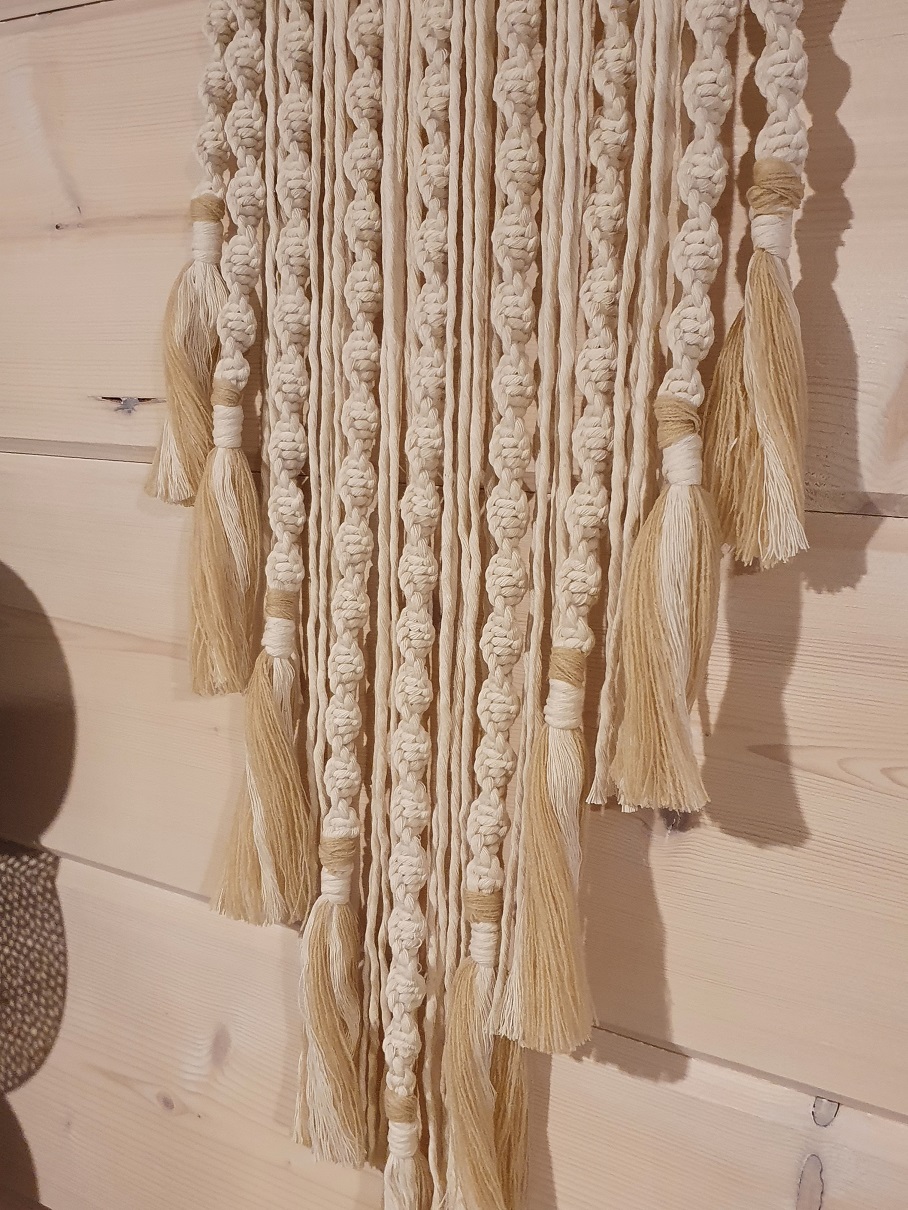 Spiral of life wall hanging, reindeer horn - Image 6